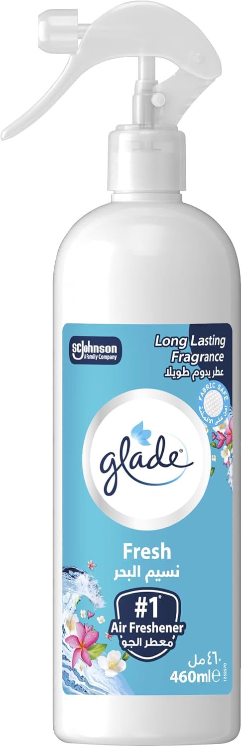 Glade Multispray Watermelon Air Freshener, Eliminates Unwanted Odour On both Air & Fabric, 460ml