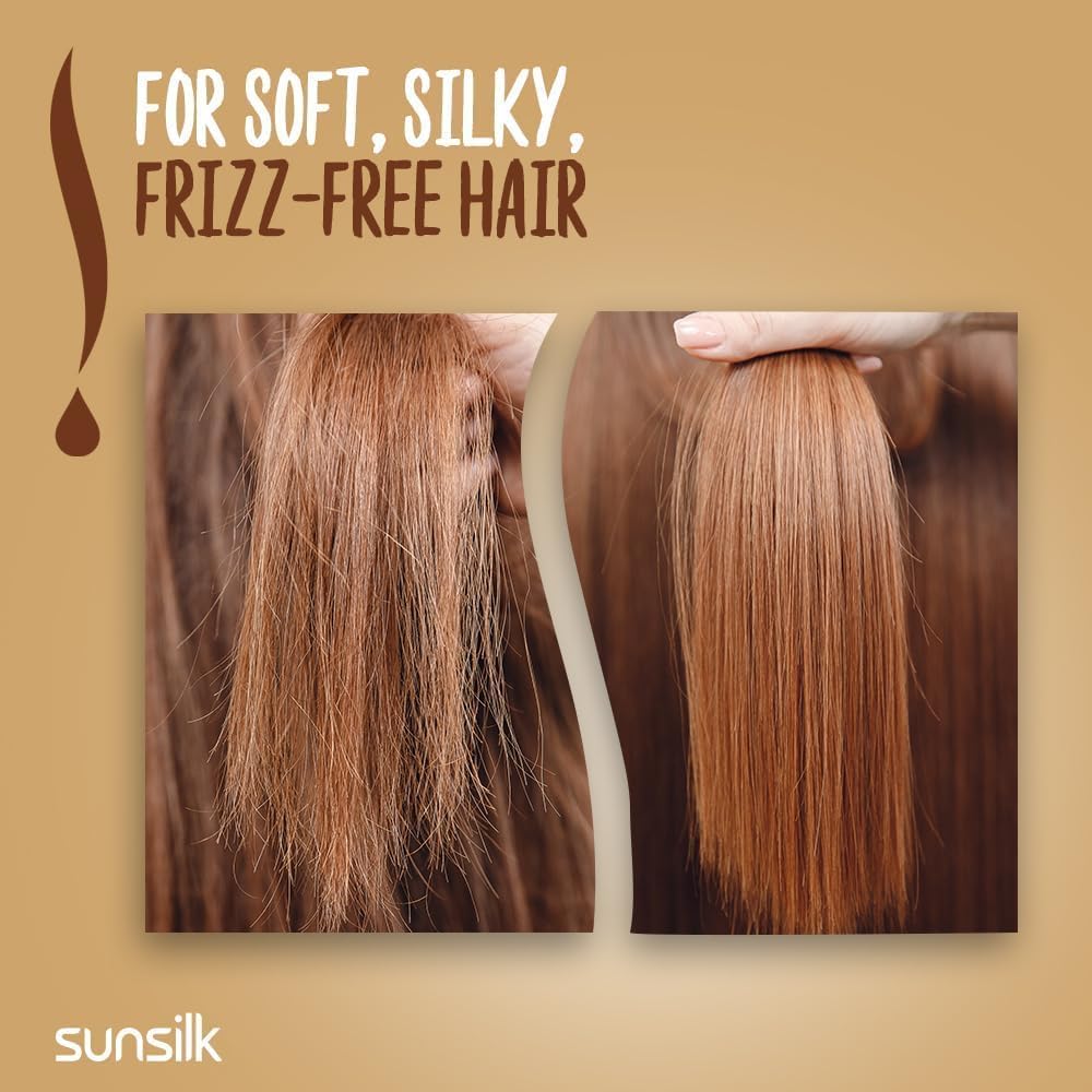 Sunsilk Natural recharge, Hair oil, with almond and Castor oil, for protection against hairfall 250ML (Packaging May Vary)