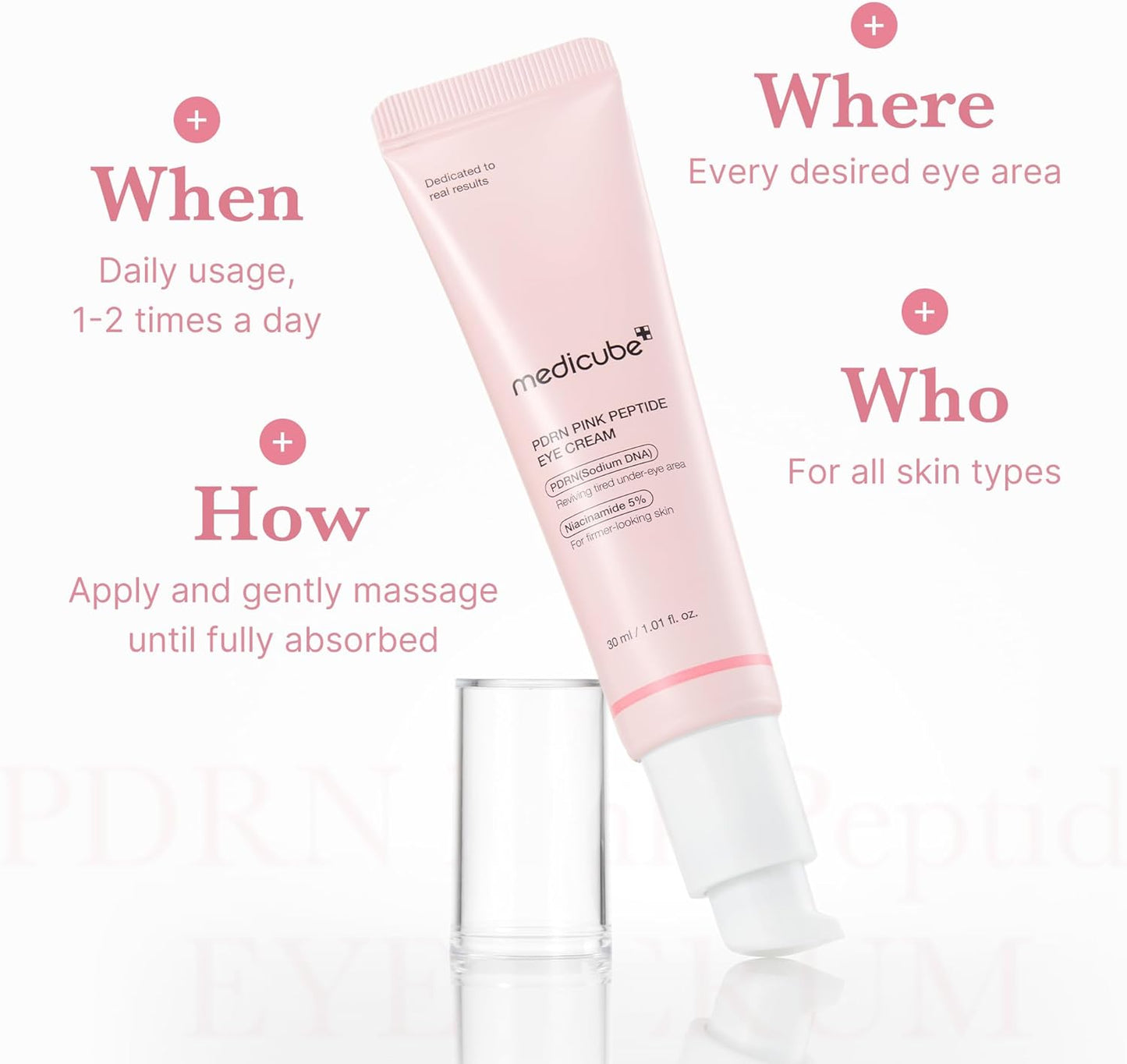 Medicube PDRN Pink Peptide Eye Cream 30ml