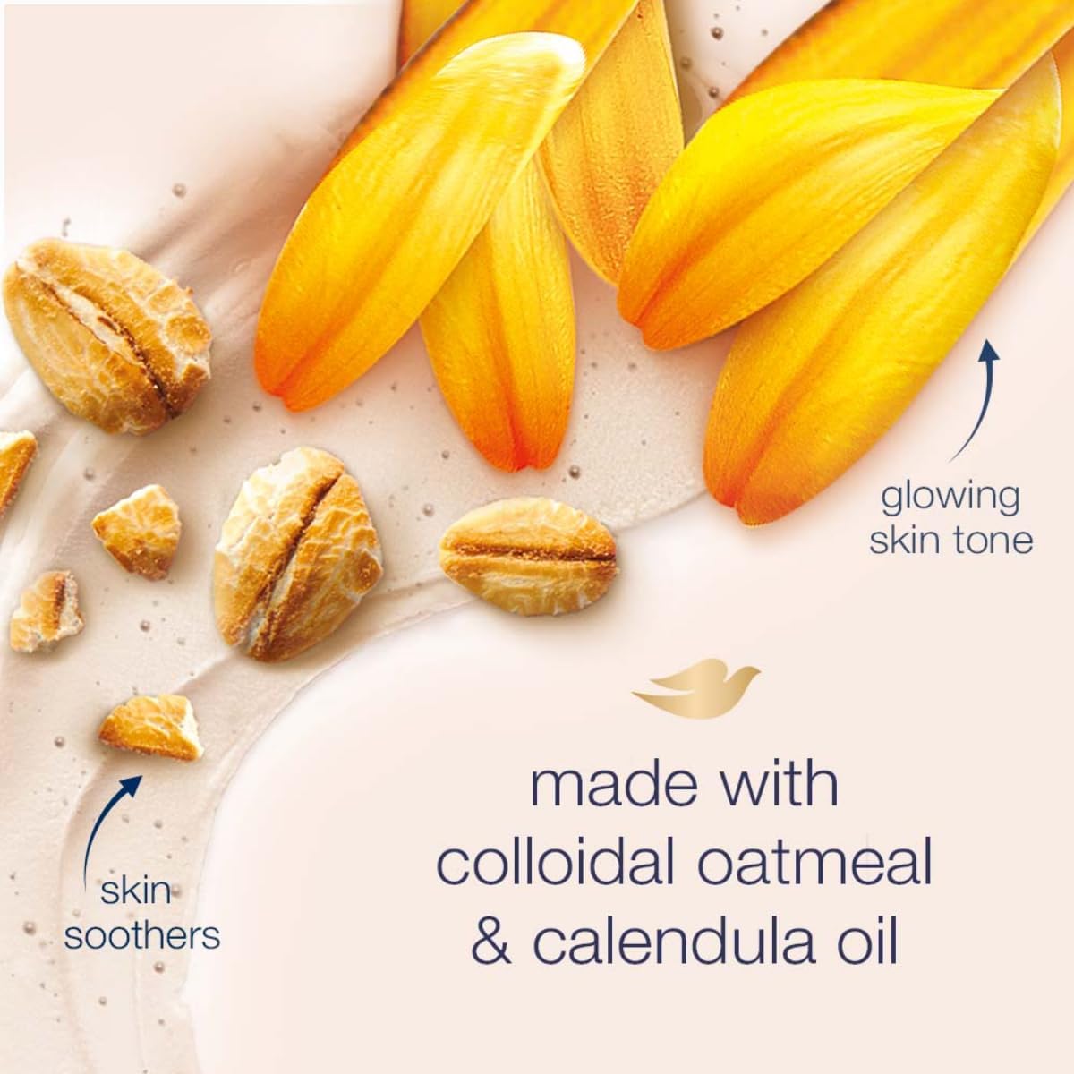 Dove Colloidal Oatmeal & Calendula Oil Exfoliating Body Polish 298 G