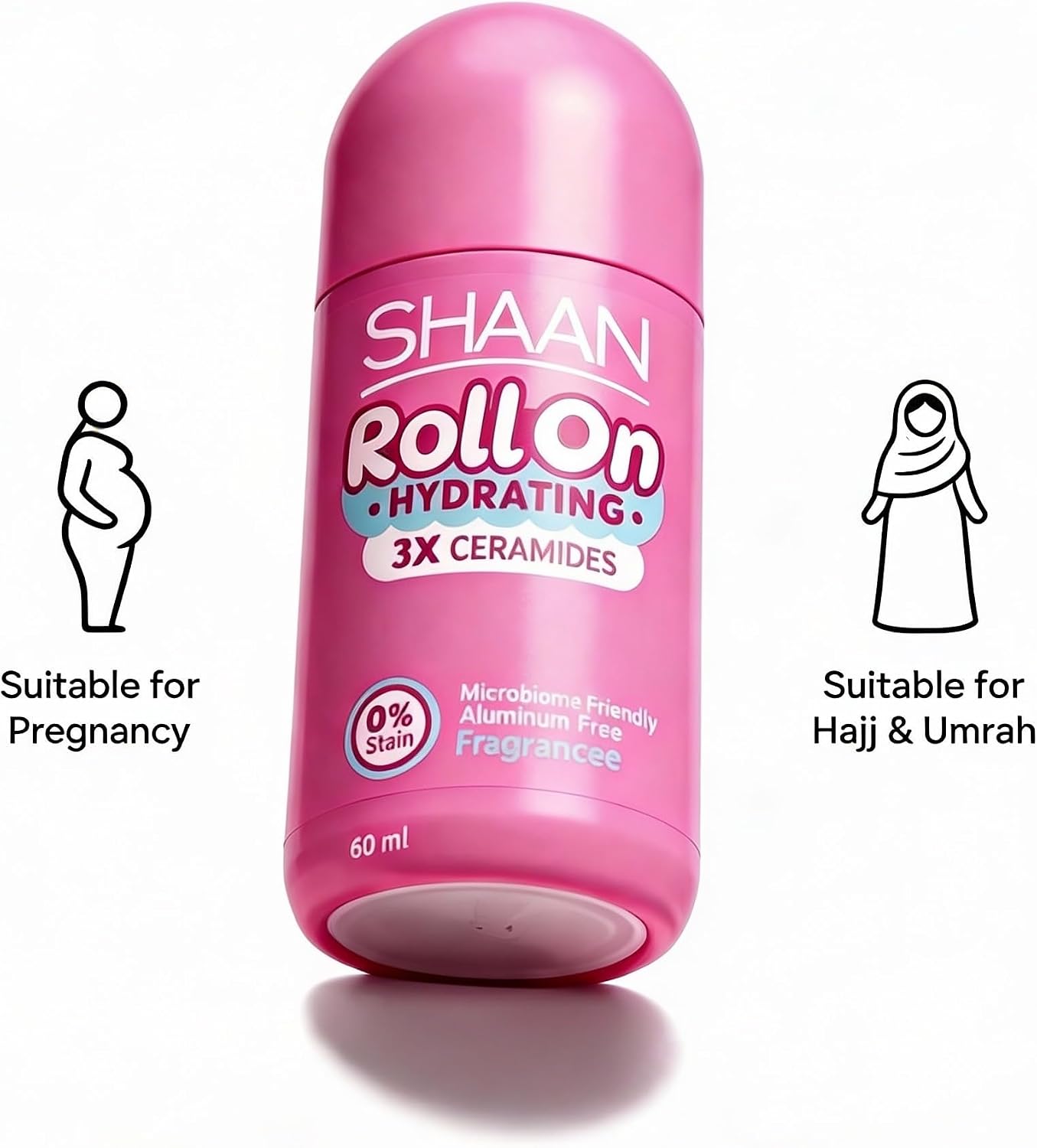 Shaan Hydrating Roll on Fragrance Free 60 ml
