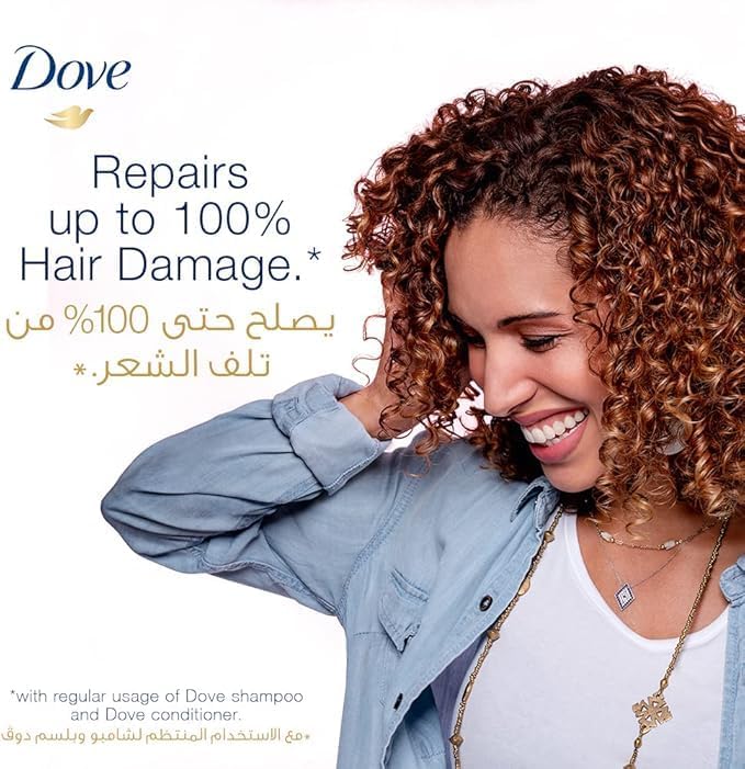 Dove Shampoo Nourishing Oil Care, Repairs 100% of Damage 180 ML