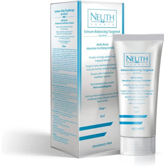 Neuth France – Sebum-Balancing Targeted, Anti Acne, Purifying Exfoliator, 150ml