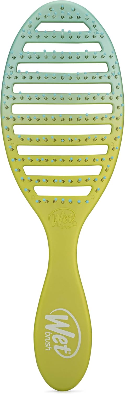Wet Brush Vented Design and Ultra Soft Heatflex Bristles Speed Dry Hair Brush, Black