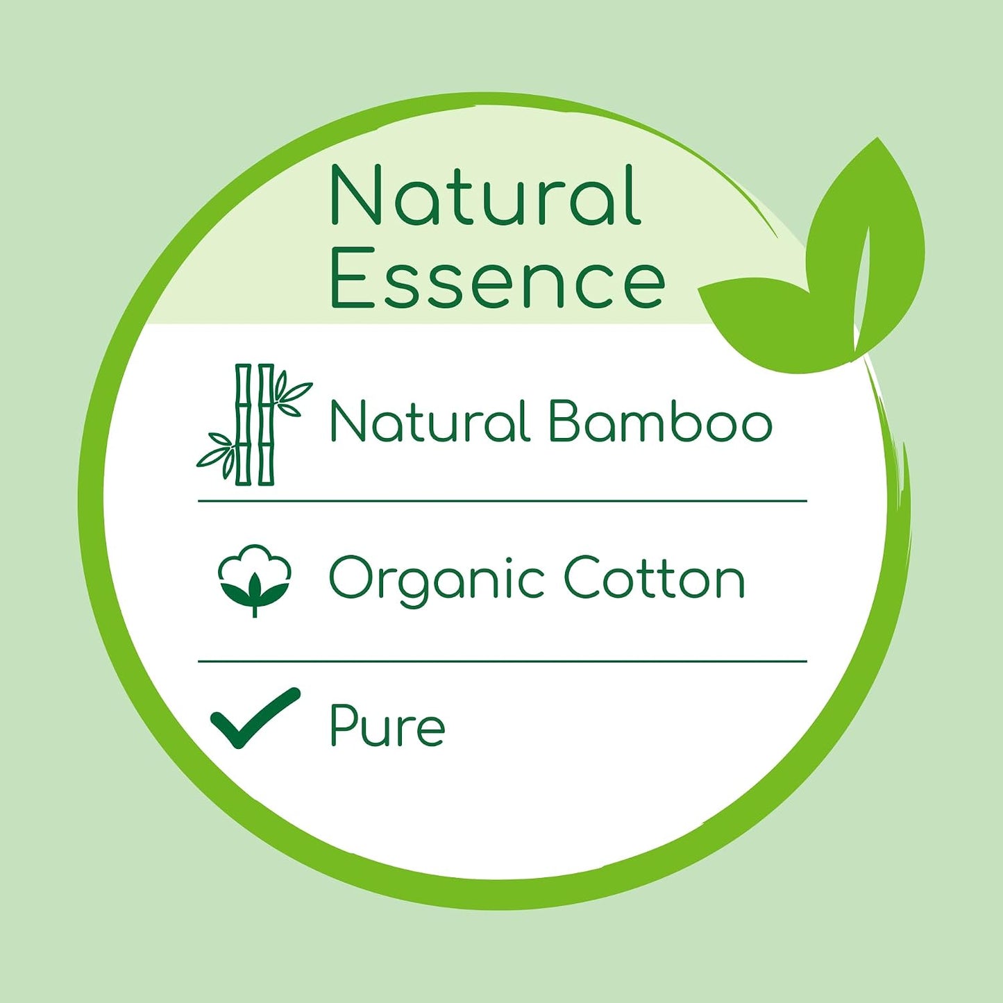Bebem Natural Baby Diapers Open Diapers Size 4,9-14 KG, Jumbo Pack, 58 Units, Organic Cotton & Bamboo Fibers