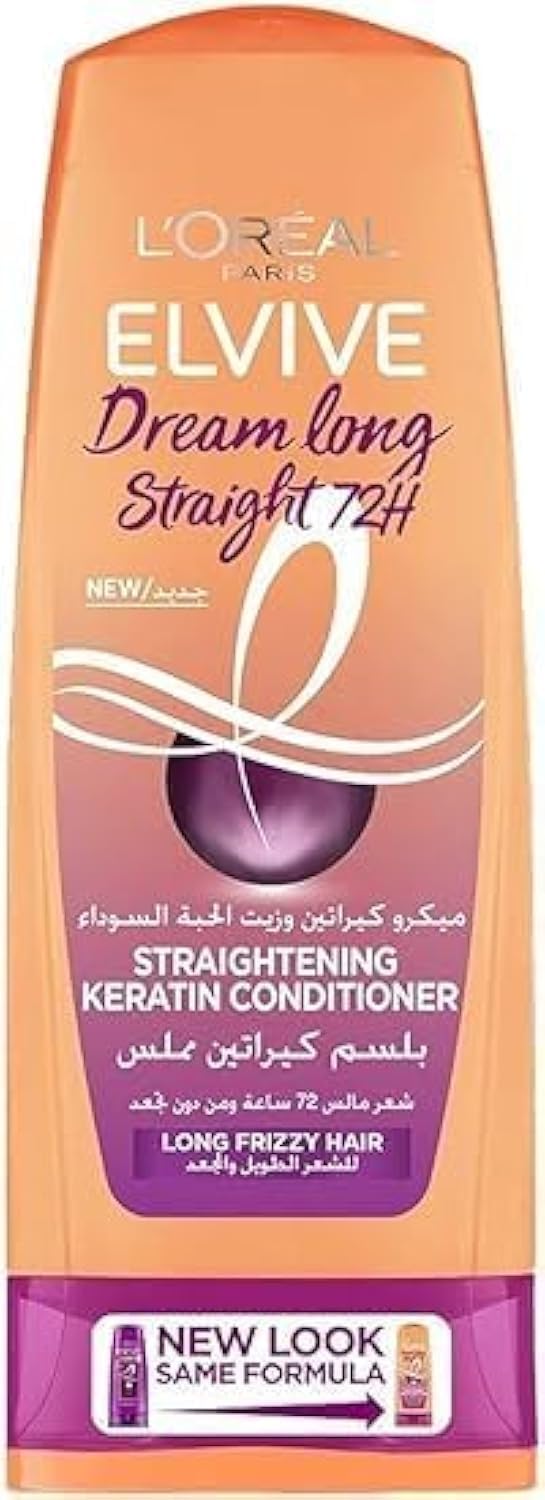 L’Oréal Paris L'Oréal Paris Elvive Straightening Keratin Conditioner for Long and Frizzy Hair - 360 ml
