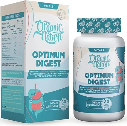 Organic Nation Optimum Digest 30Serv.-30 Capsules
