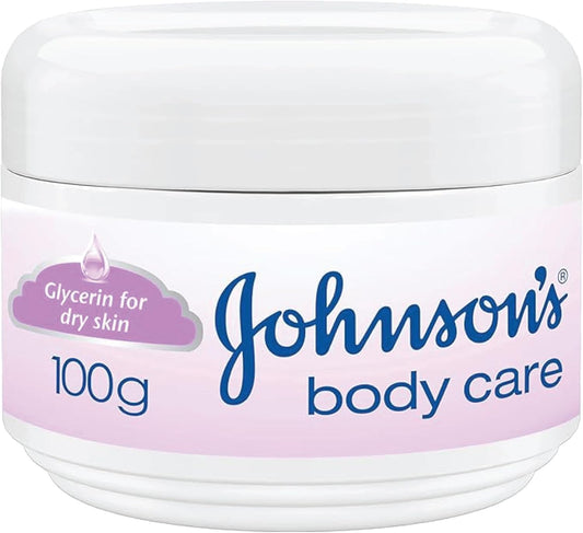 Johnson's, body care, moisturizing cream, dry skin, 100g