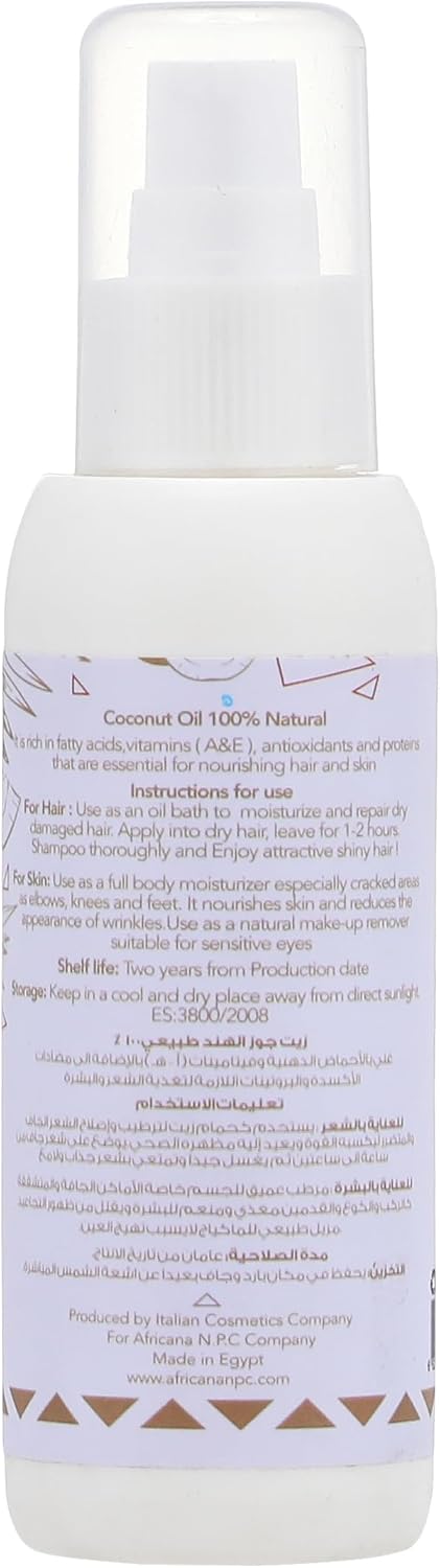 AFRICANA COCONUT OIL NPC (O-L) 120ML