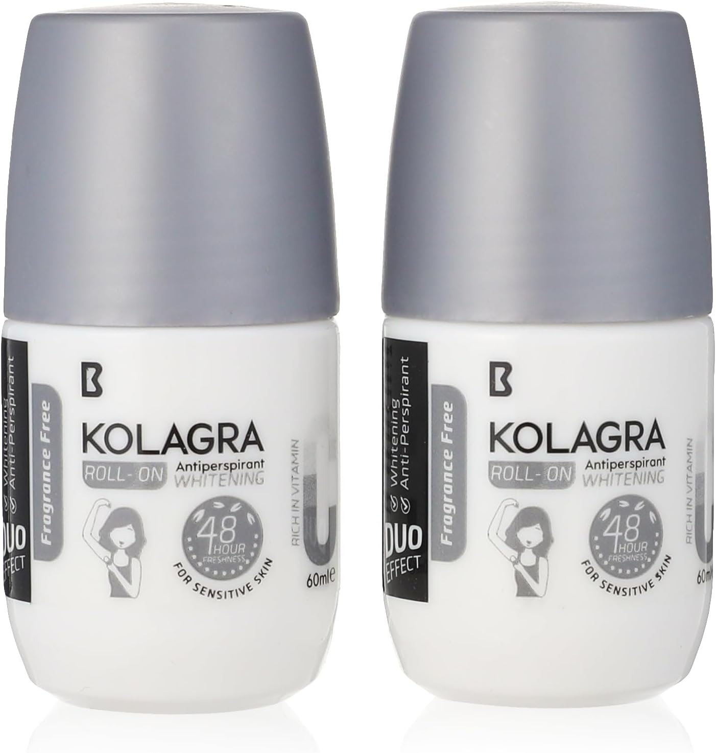 Kolagra anti perspirant whitening roll-on