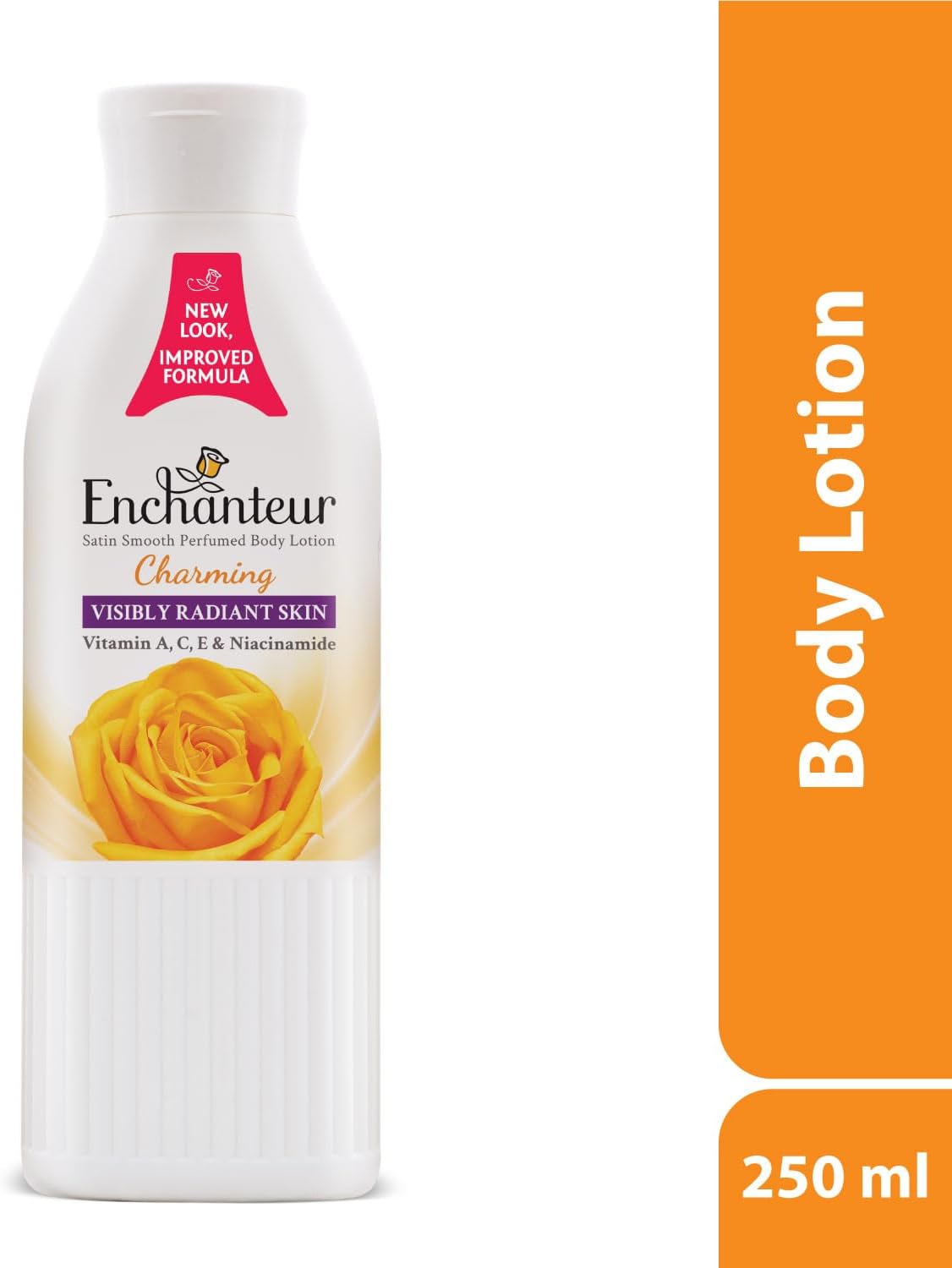 Enchanteur Charming Perfumed Body Lotion, 250ml, with Aloe Vera & Olive Butter for Satin Smooth Skin
