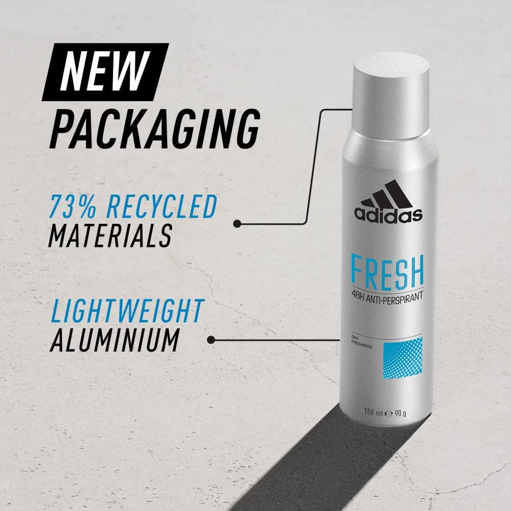 Adidas Fresh Deo Spray 48H Anti-Perspirant 150Ml