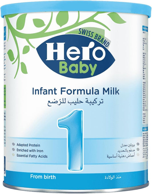 Hero Baby Infant Formula Milk 1, From Birth - 400 gm