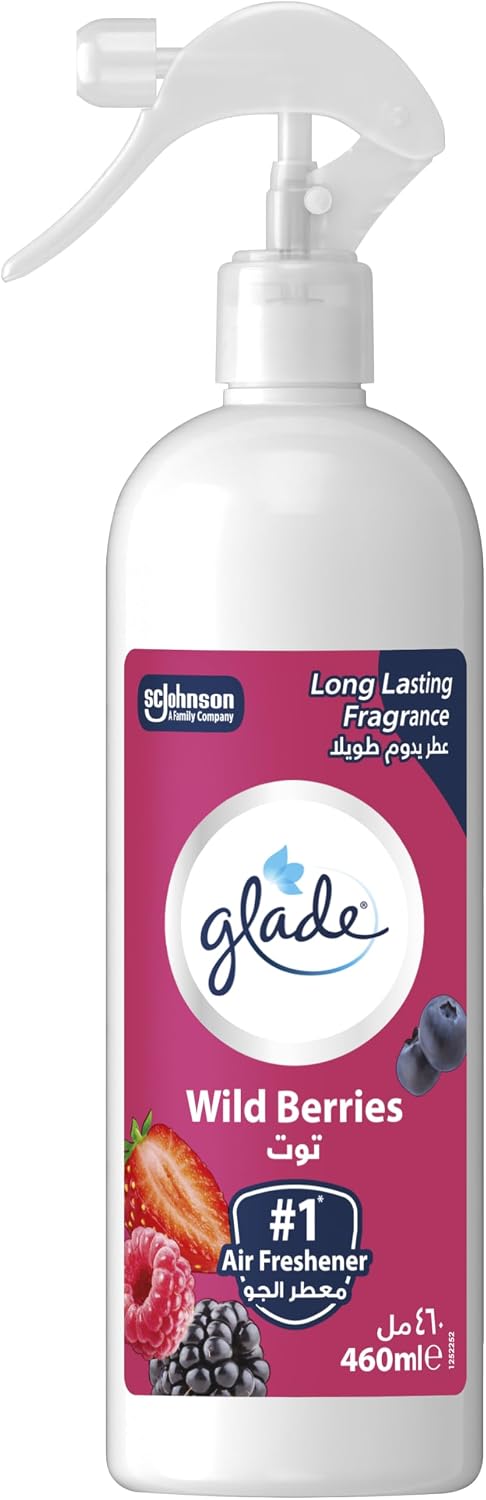 Glade Multispray Watermelon Air Freshener, Eliminates Unwanted Odour On both Air & Fabric, 460ml