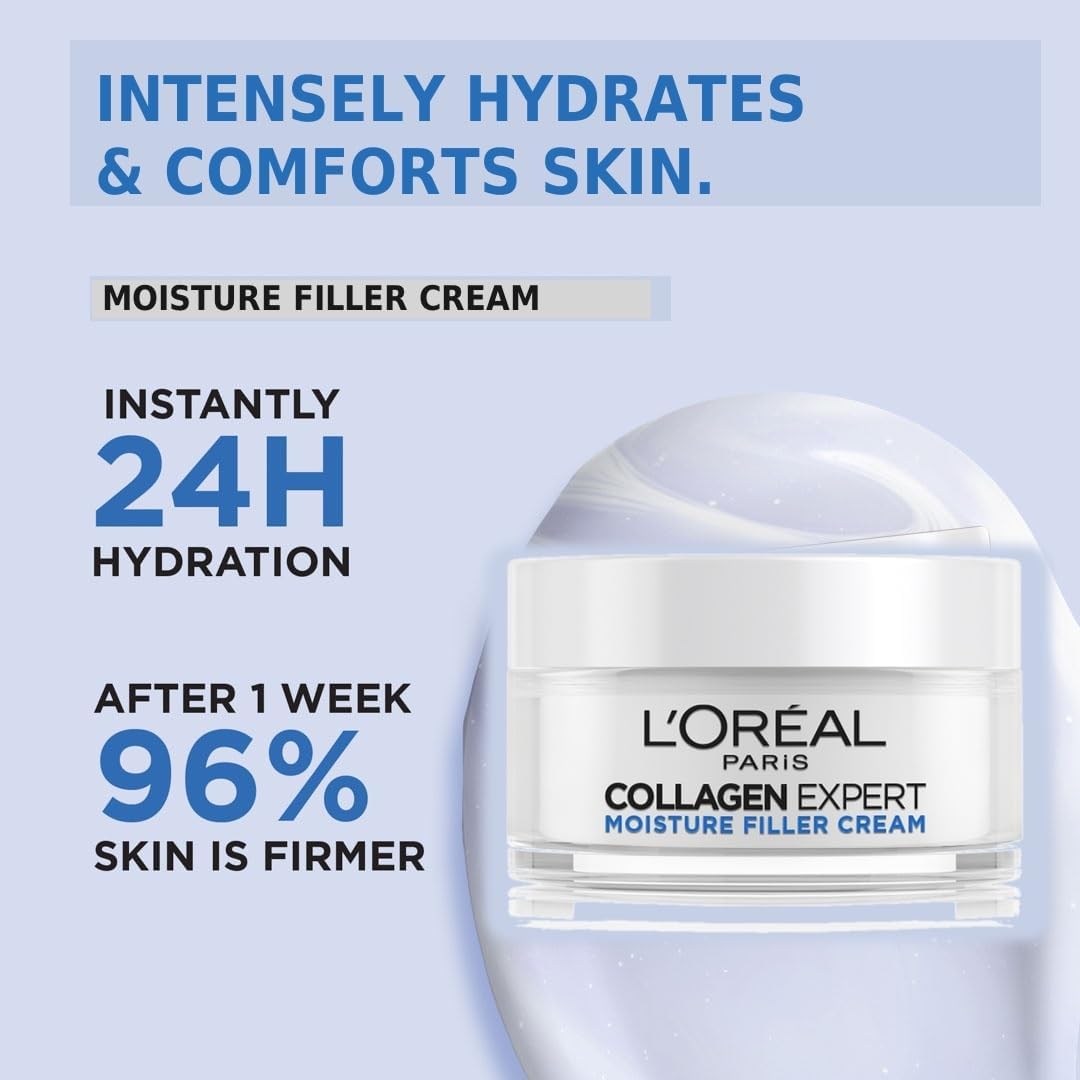 L’Oréal Paris Collagen Expert Anti-Aging & Firming Cream with Collagen + Peptides - 50 ml