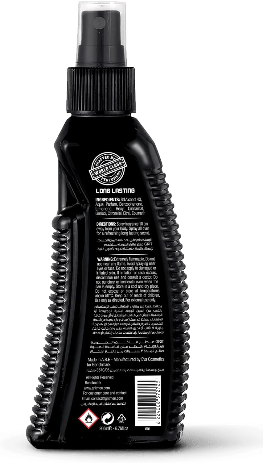 Gritmen raptor premimum fragrance body spray