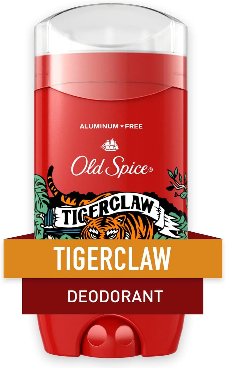 Old Spice Tigerclaw Deodorant for Men, 3 oz (Pack of 3)