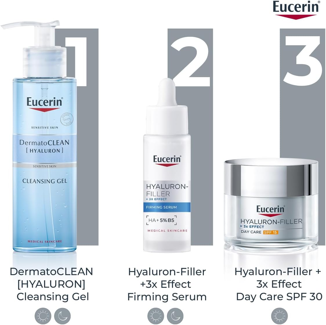 Eucerin Hyaluron-Filler Day Cream SPF15 for Dry Skin, 50ml