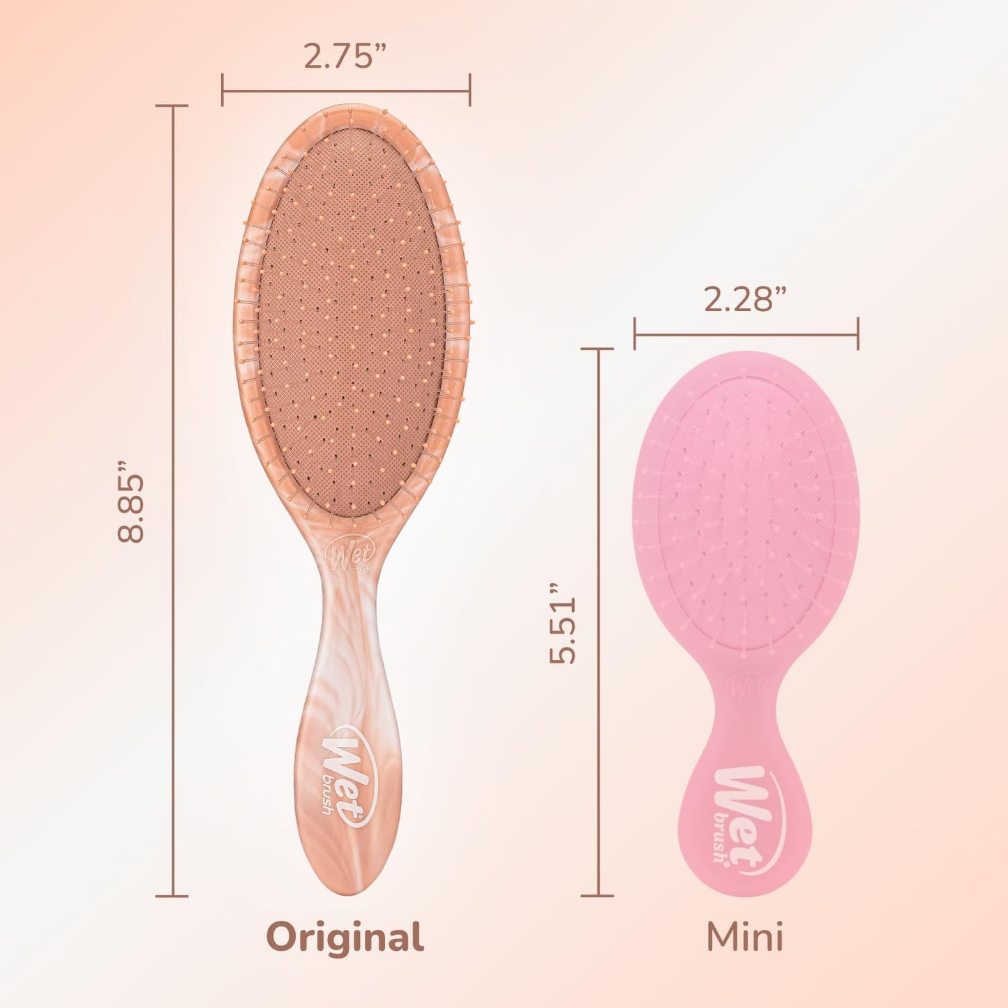 WetBrush Watercolour wavs - Pink