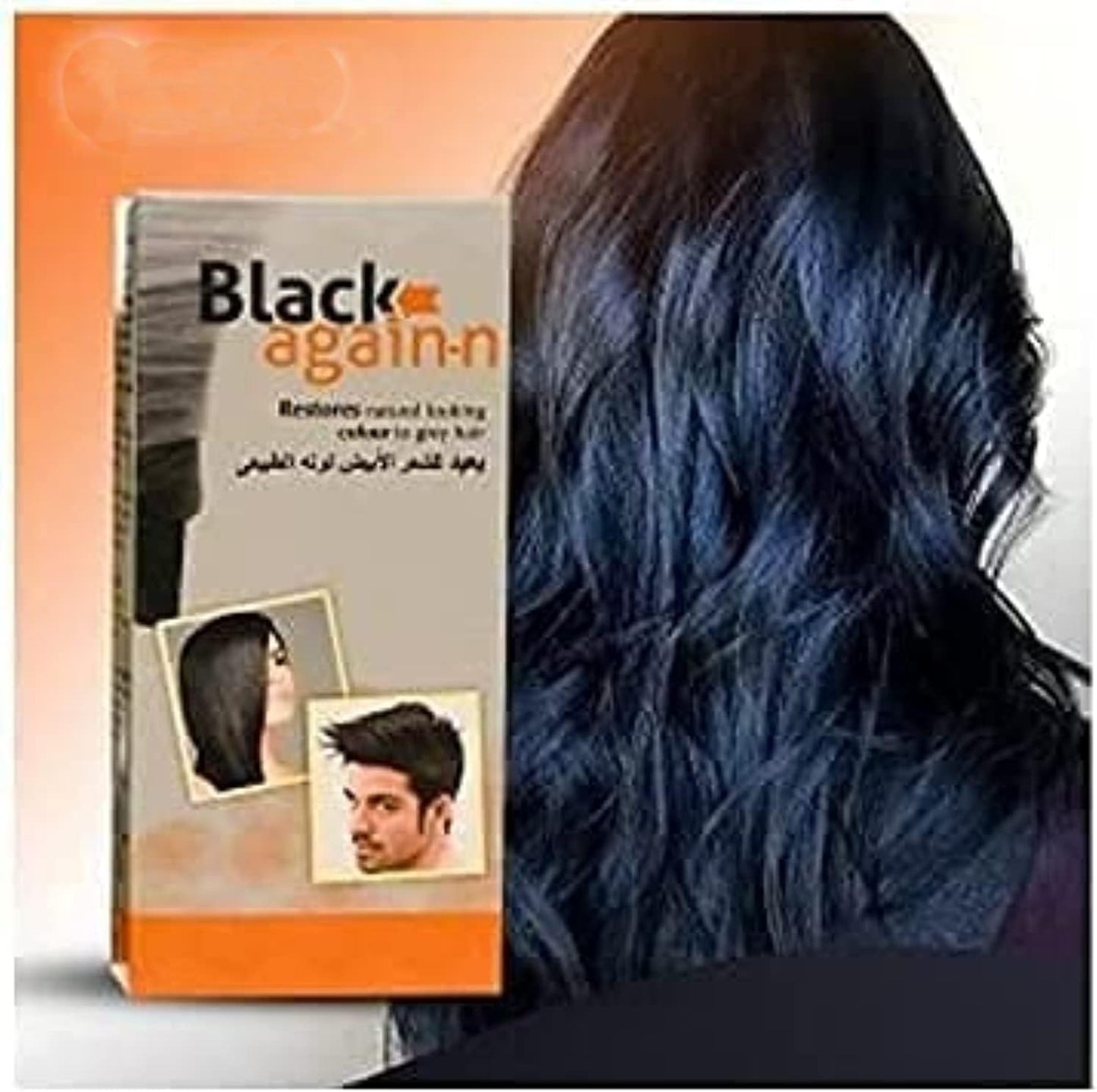 Black again hair cream 150 ml كريم شعر بلاك اجين ان للشعر الابيض