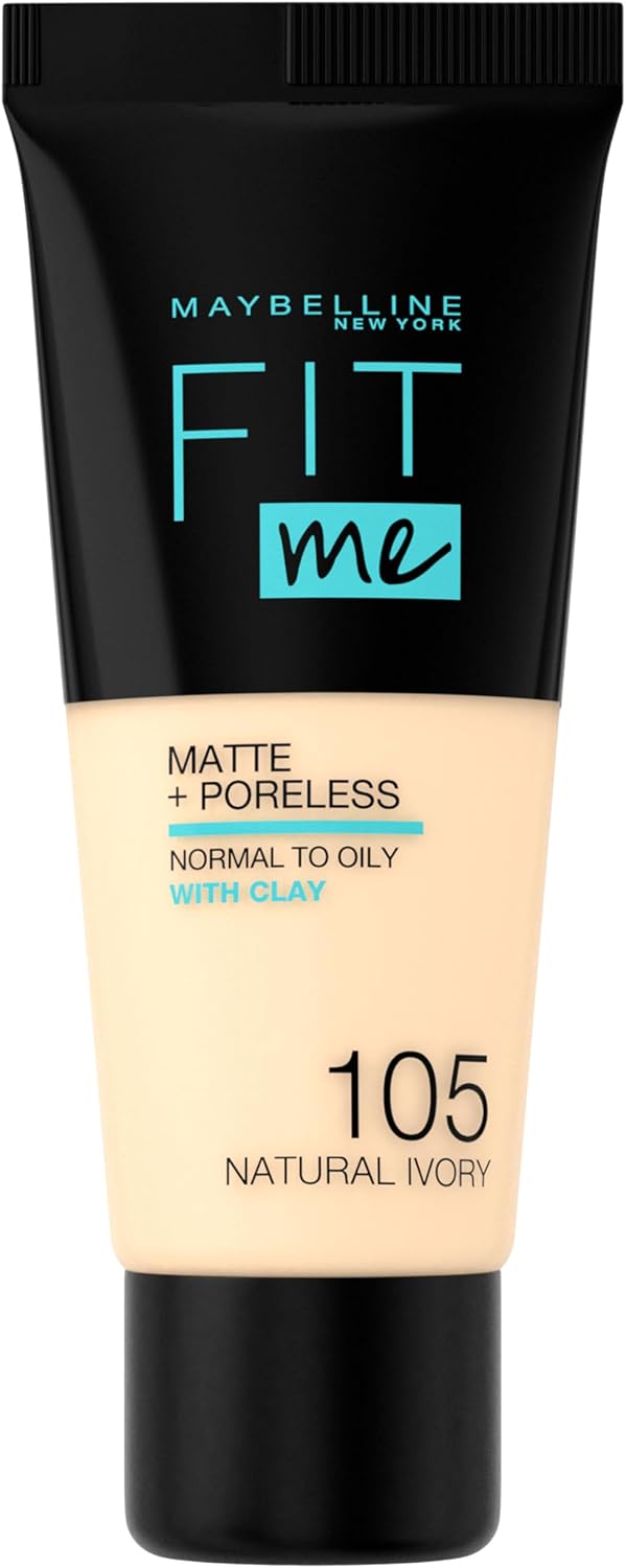 Maybelline New York Fit Me Matte + Poreless – 120 Classic Ivory