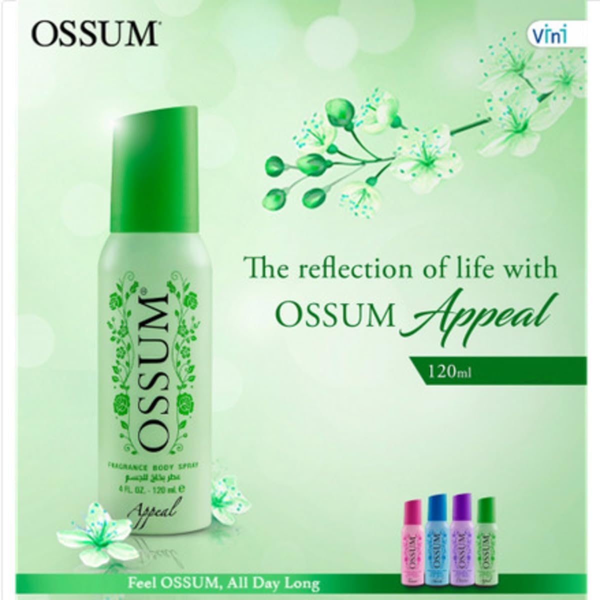 OSSUM Perfume spray 120ml - Appeal