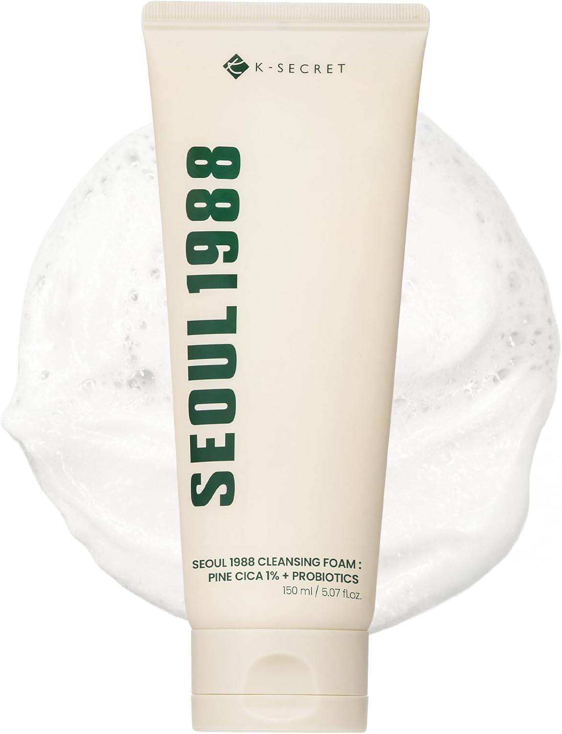 SEOUL 1988 Cleansing Foam : Pine Cica 1% + Probiotics