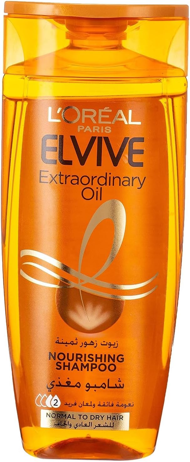 L'Oréal Paris Elvive Extraordinary Oil Nourishing Shampoo for Dull Hair - 600 ml - Packaging May Vary