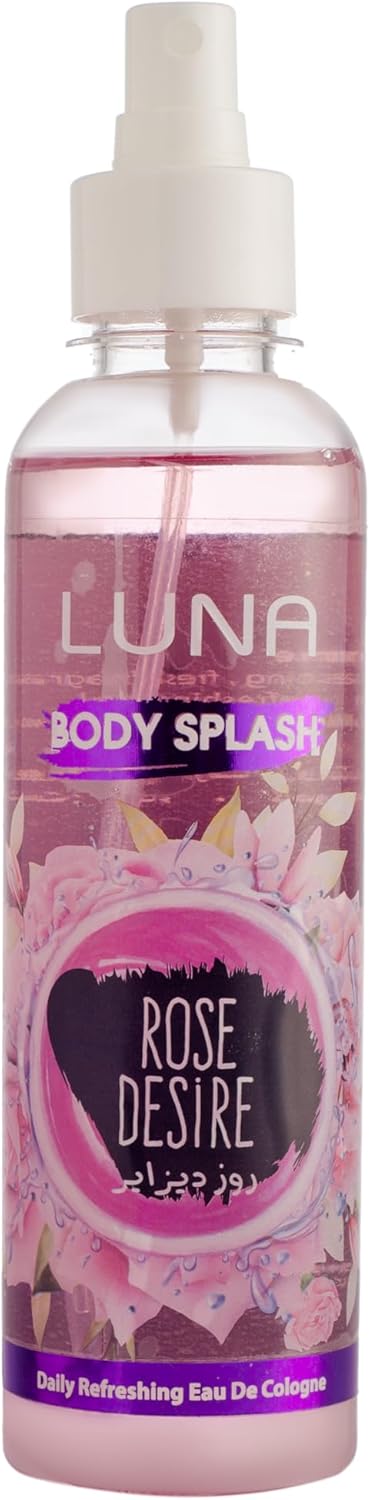 Luna Eau De Cologne, Rose Desire - 250ml