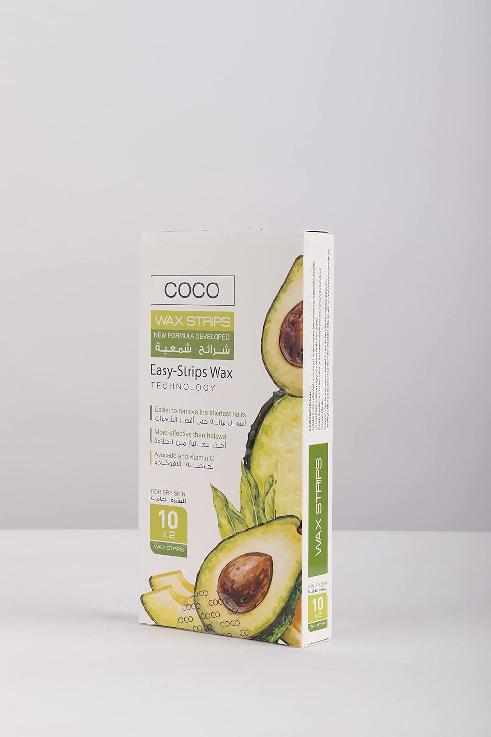 COCO Wax Strips With Avocado & Vitamin E