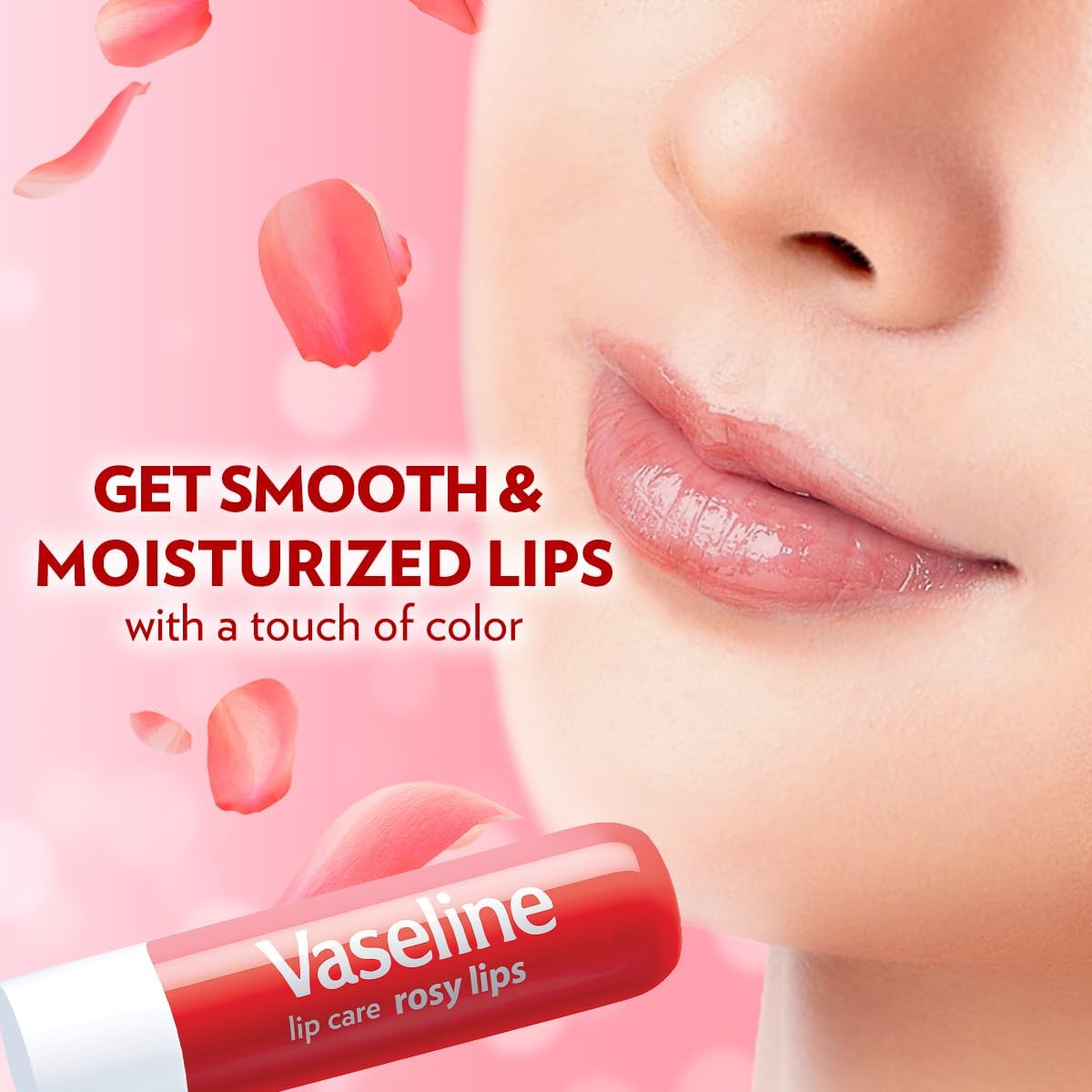Vaseline Lip Therapy Rosy Lip Lipstick, 4.8g