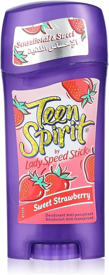 Lady Speed Stick Teen Spirit Antiperspirant & Deodorant-Sweet Strawberry-2.3 Oz