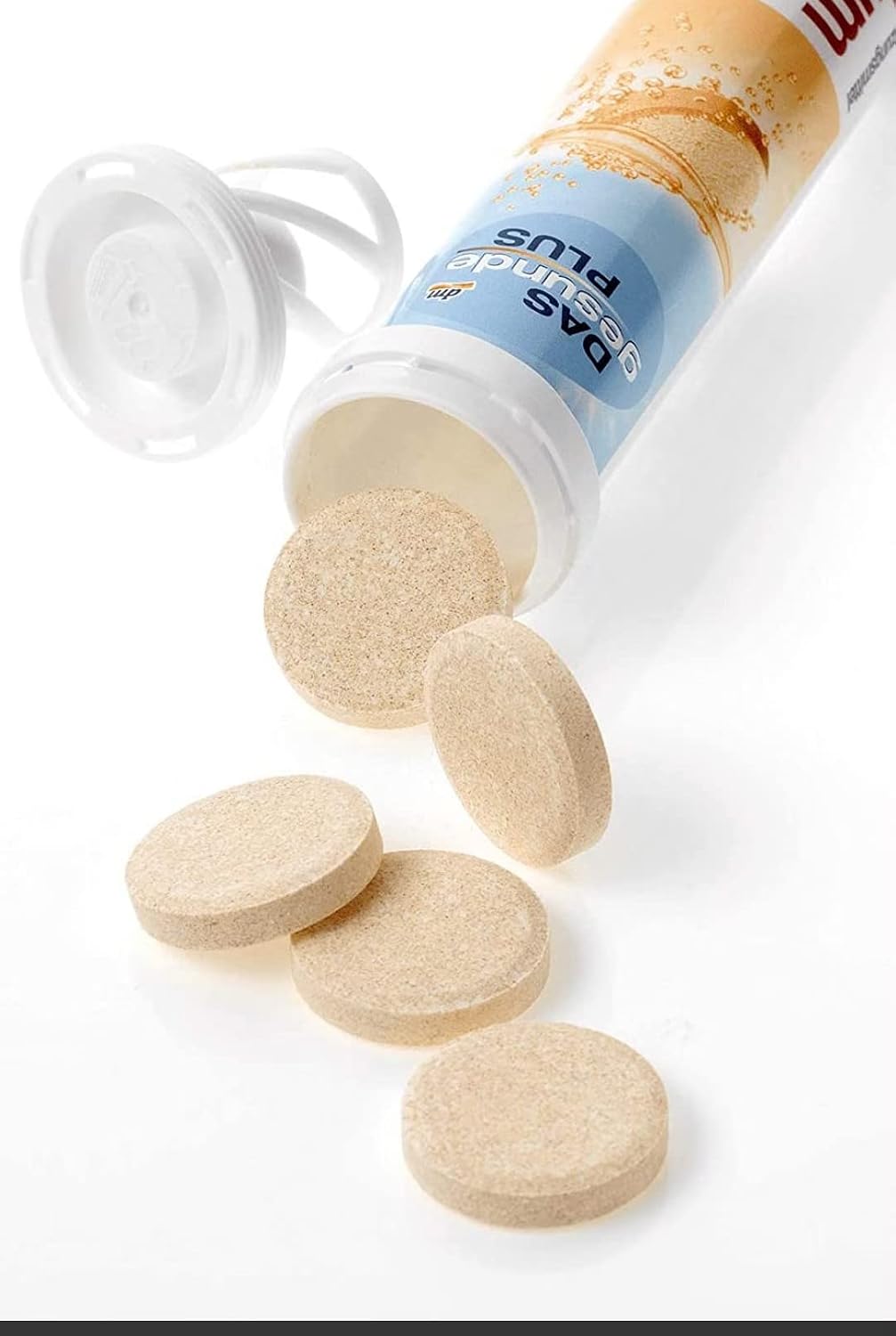 Mivolis Calcium Effervescent Tablets | 20 Tablets | Product Of Germany | Orange Flavour |