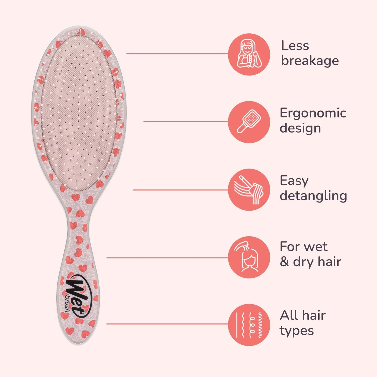 Wet Brush Original Detangler, Mickey & Minnie Design