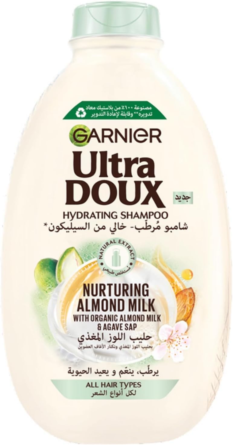 Garnier Ultra Doux Nurturing Almond Milk Shampoo 400ml