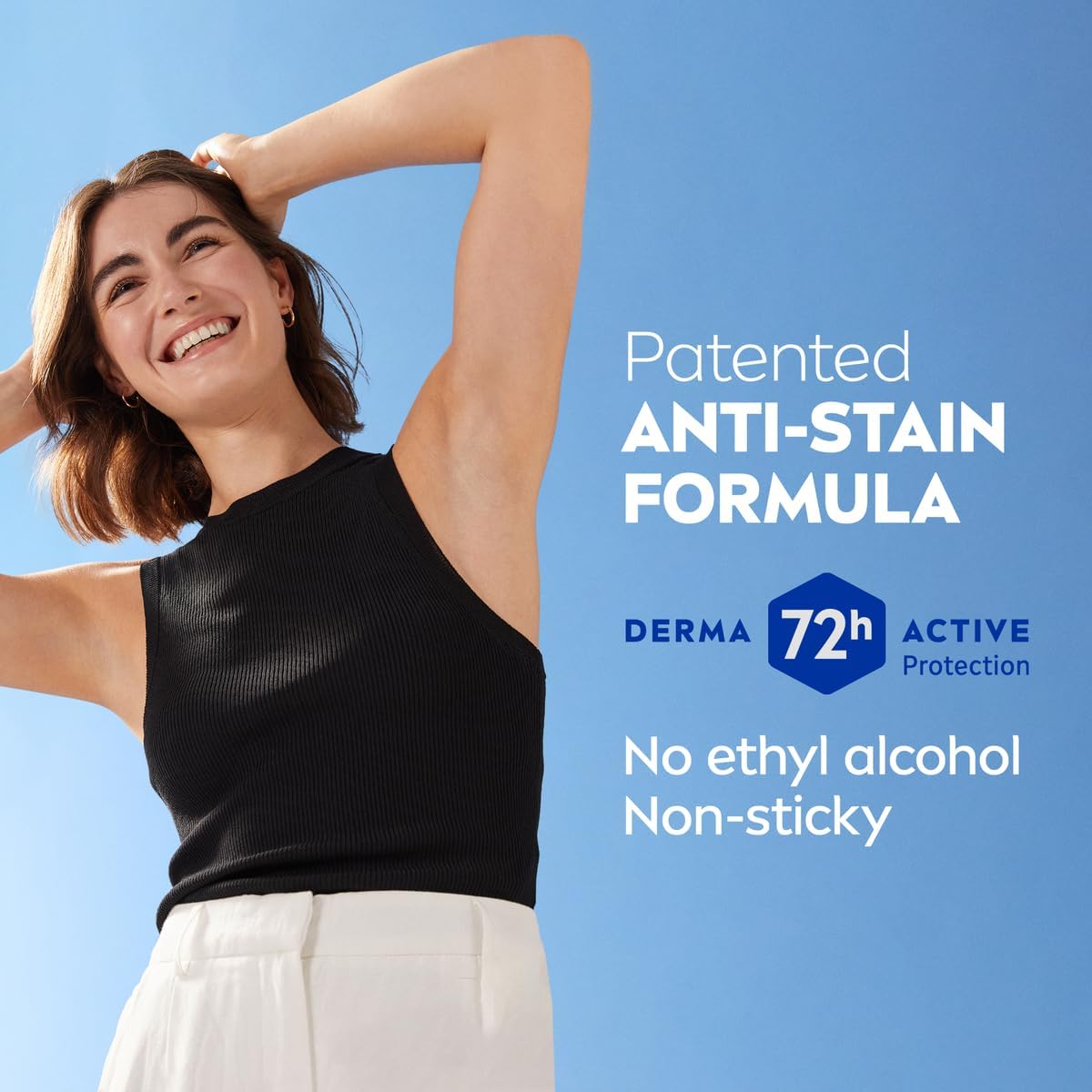 NIVEA Antiperspirant Roll-on for Women, Black & White Invisible Protection Original, 50ml