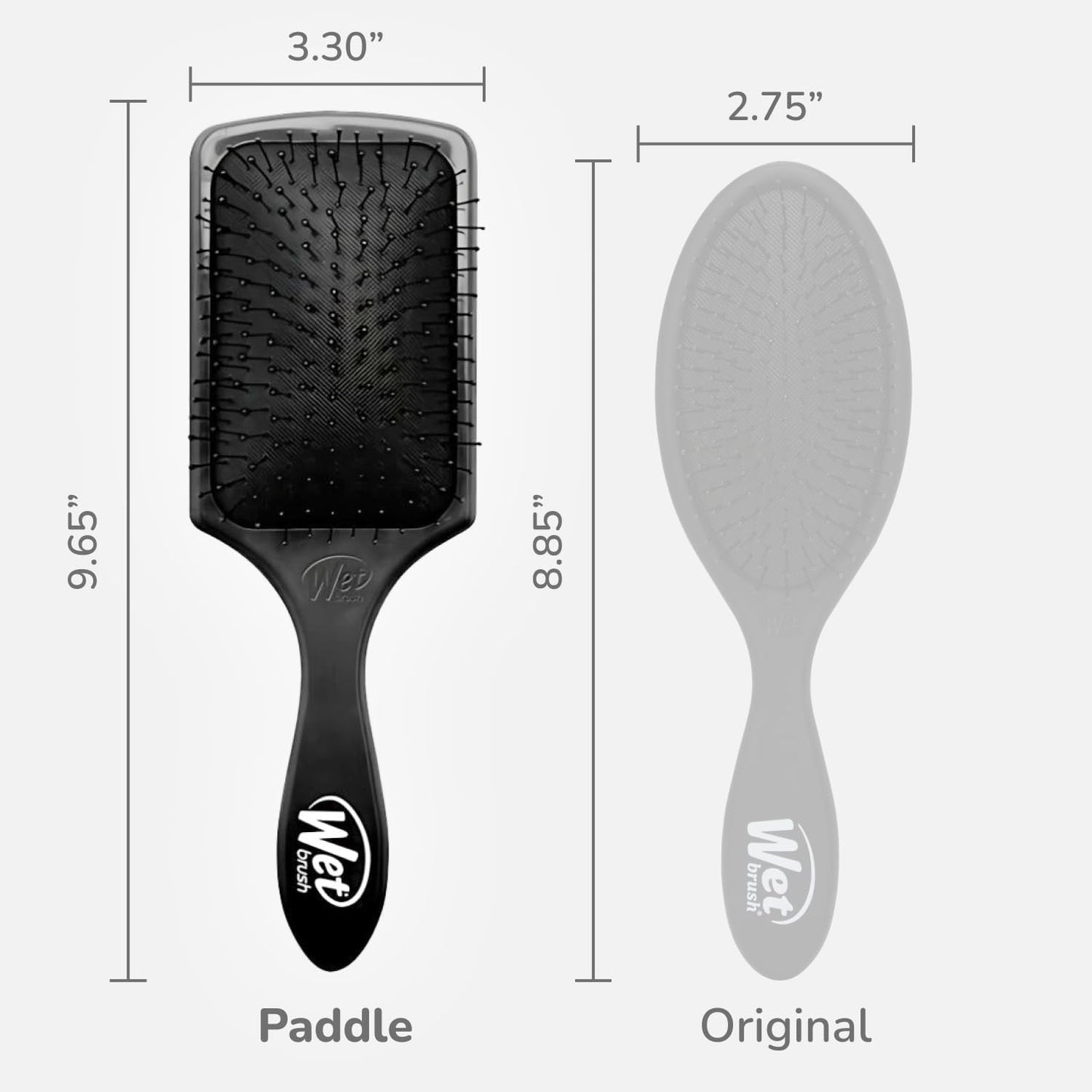 Wet Brush Paddle Detangle Black