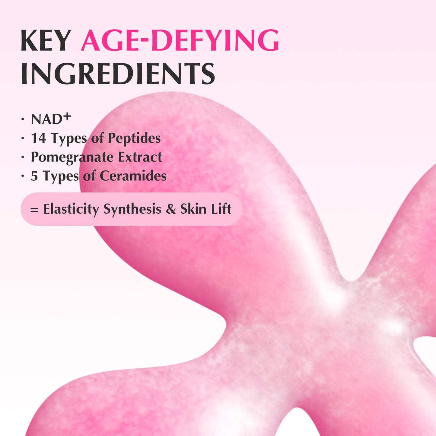EQQUALBERRY NAD+ Peptide Boosting Smoothie Serum 30ml | Rejuvenating Facial Serum with NAD+, Peptides & Antioxidants for Firmness, Radiance & Hydration