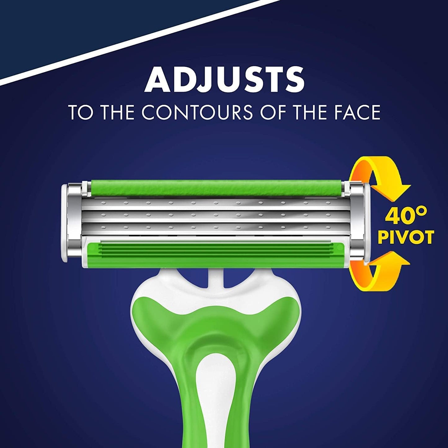 Gillette Blue 3 Sensitive Disposable Razors 3 bladed 6+2 Free Razors