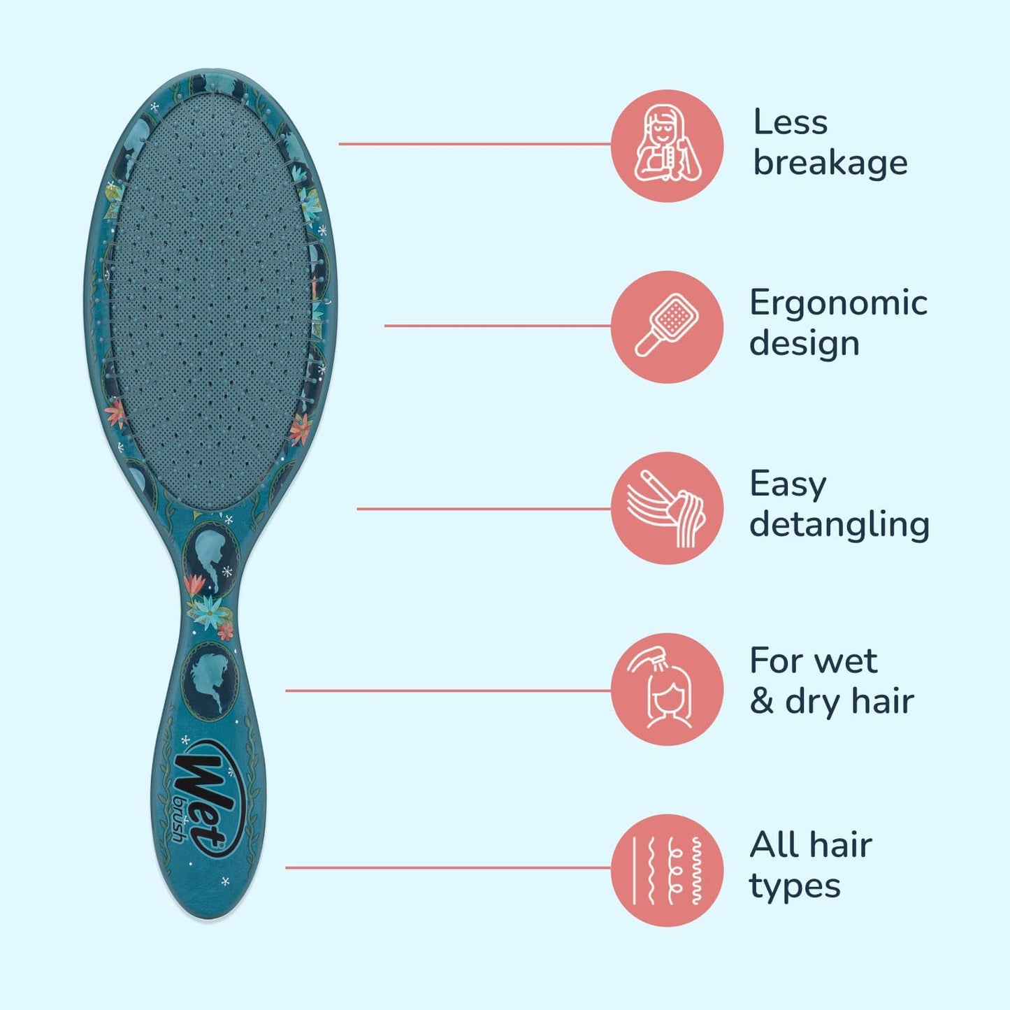 WetBrush Original Detangler - Anna & Elsa
