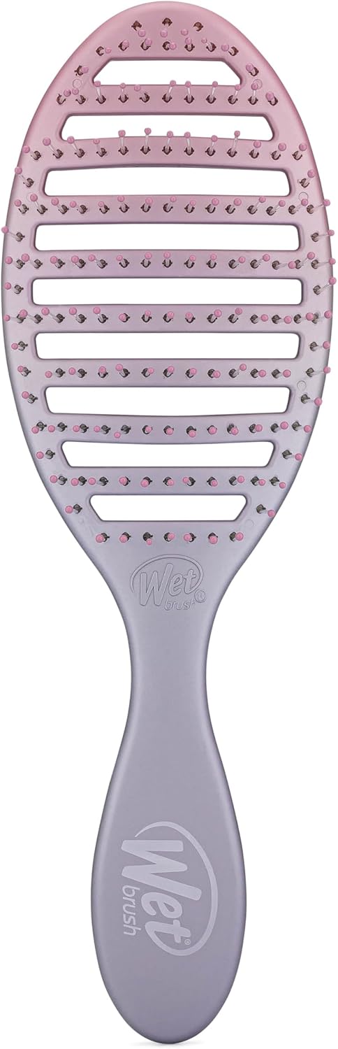 Wet Brush Vented Design and Ultra Soft Heatflex Bristles Speed Dry Hair Brush, Black