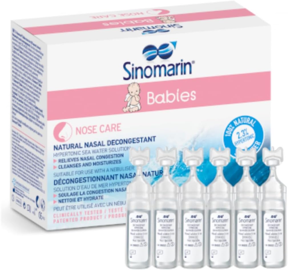 SINOMARIN® HYPERTONIC NOSE CARE BABIES 18 SINGLE USE VIAL×5 ML
