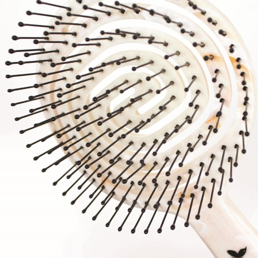 Nascita Professional Three Dimensional Oval Hair Brush (Ø 3,34 Inch, Ivory)