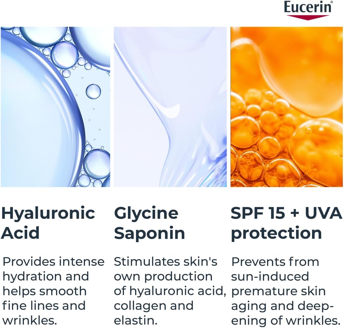 Eucerin Hyaluron-Filler Day Cream SPF15 for Dry Skin, 50ml