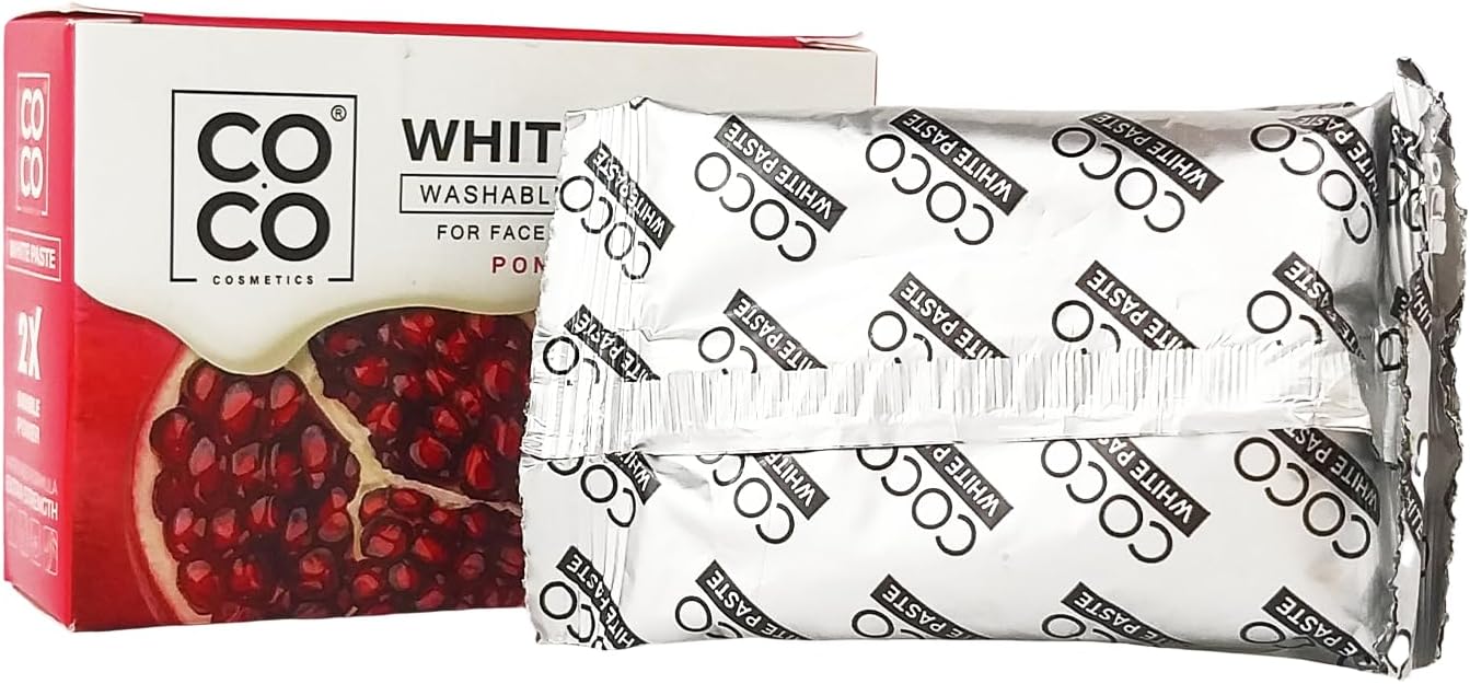 Coco Wax White Paste Washable Hair Remover Pomegranate 100g