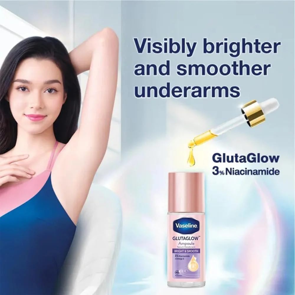 Vaseline GlutaGlow Serum Deodorant Bright & Smooth 45ml