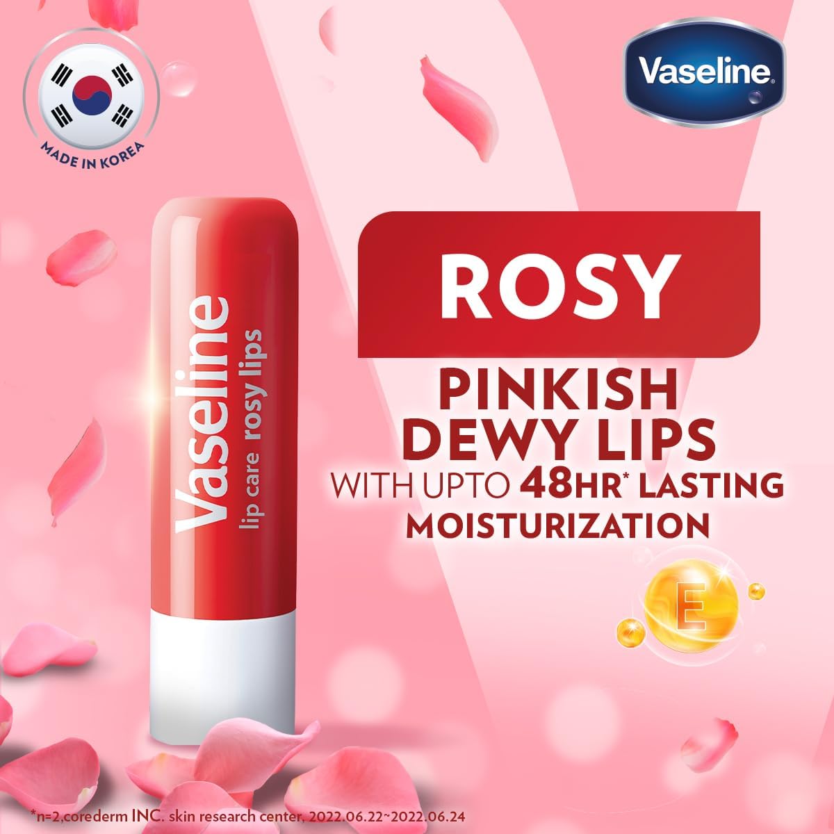 Vaseline Lip Therapy Rosy Lip Lipstick, 4.8g