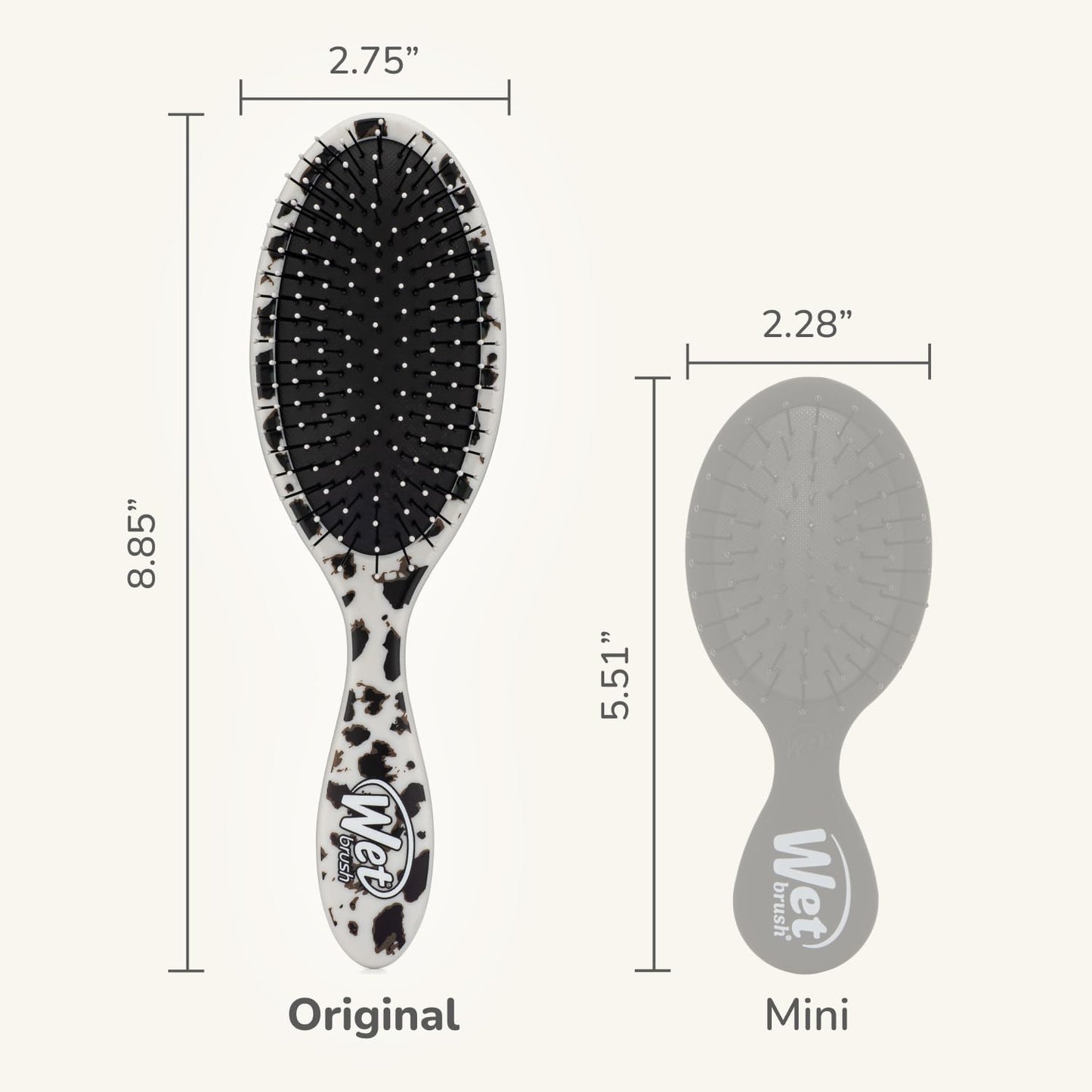 Wet Brush Original Detangler Safari Zebra(95585)