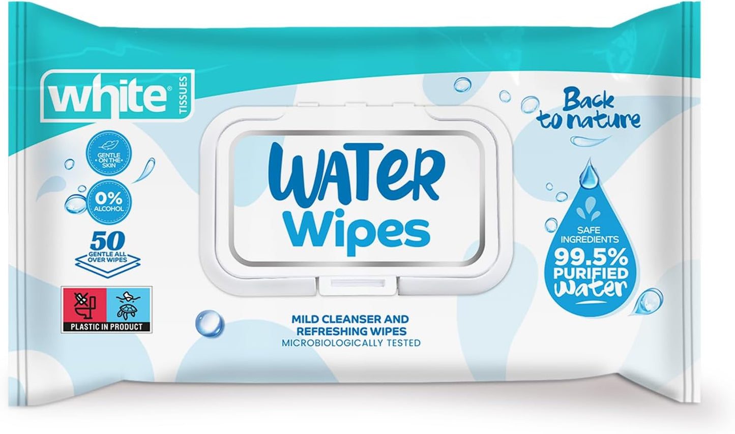 White water wipes 50