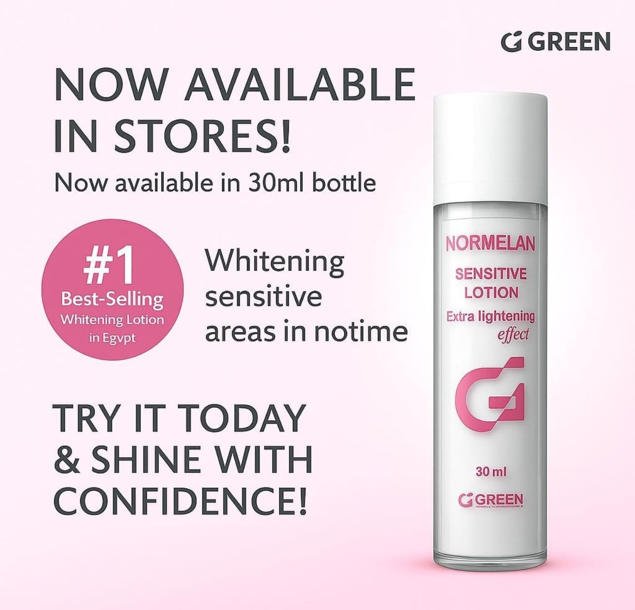 NORMELAN sensitive lotion extra lightening effect 30ml
